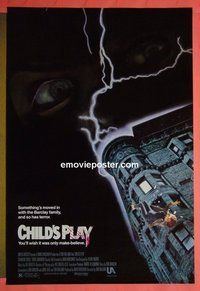 H263 CHILD'S PLAY one-sheet movie poster '88 killer doll!