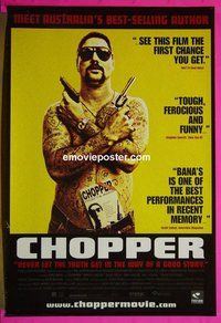 H264 CHOPPER one-sheet movie poster '00 Eric Bana, Aussie crime!