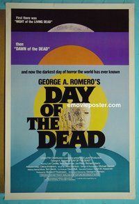 H311 DAY OF THE DEAD one-sheet movie poster '85 George Romero