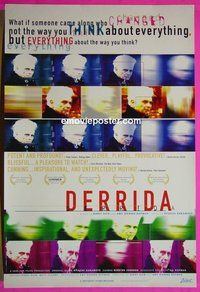 H324 DERRIDA one-sheet movie poster '02 Kirby Dick