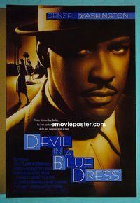 H328 DEVIL IN A BLUE DRESS double-sided one-sheet movie poster '95 Denzel