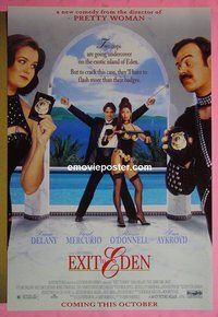 H383 EXIT TO EDEN double-sided advance one-sheet movie poster '94 Rosie O'Donnell, Aykroyd