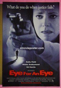 H386 EYE FOR AN EYE double-sided advance one-sheet movie poster '95 Sally Field