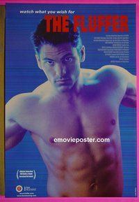 H419 FLUFFER one-sheet movie poster '01 Gurney, gay adult film industry!