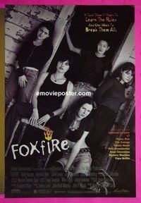 H433 FOXFIRE one-sheet movie poster '96 early Angelina Jolie!