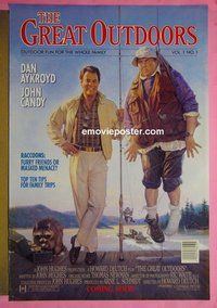 H484 GREAT OUTDOORS advance one-sheet movie poster '88 Dan Aykroyd,John Candy