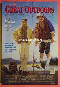 H485 GREAT OUTDOORS double-sided one-sheet movie poster '88 Aykroyd, Candy