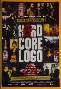 H503 HARD CORE LOGO one-sheet movie poster '96 punk rawk-umentary!
