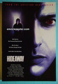 H530 HIDEAWAY double-sided one-sheet movie poster '95 Dean Koontz, Goldblum