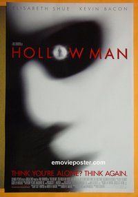 H532 HOLLOW MAN double-sided one-sheet movie poster '00 Verhoeven, Kevin Bacon