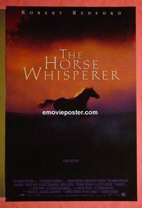 H543 HORSE WHISPERER double-sided one-sheet movie poster '98 Robert Redford
