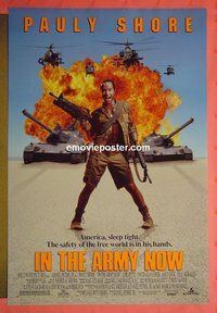H563 IN THE ARMY NOW double-sided one-sheet movie poster '94 Pauly Shore