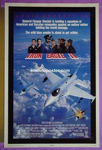 H590 IRON EAGLE 2 one-sheet movie poster '88 Louis Gossett Jr