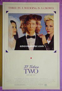 H594 IT TAKES TWO one-sheet movie poster '88 George Newbern