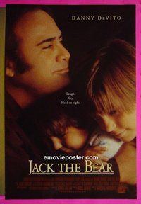 H601 JACK THE BEAR double-sided one-sheet movie poster '93 Danny DeVito