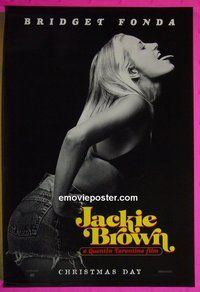 H602 JACKIE BROWN Bridge Fonda teaser one-sheet movie poster '97