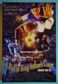 H626 KID IN KING ARTHUR'S COURT double-sided one-sheet movie poster '95 Walt Disney