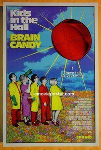 H628 KIDS IN THE HALL BRAIN CANDY double-sided advance one-sheet movie poster '96 Dave Foley