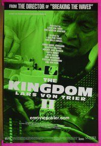 H633 KINGDOM 2 one-sheet movie poster '97 Lars von Trier