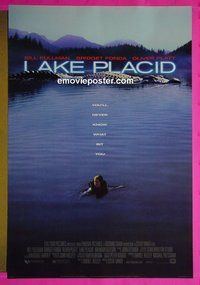 H643 LAKE PLACID double-sided one-sheet movie poster '99 Bridget Fonda, Pullman
