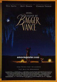 H659 LEGEND OF BAGGER VANCE double-sided one-sheet movie poster '00 Will Smith, Damon