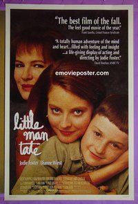 H685 LITTLE MAN TATE double-sided one-sheet movie poster '91 Jodie Foster