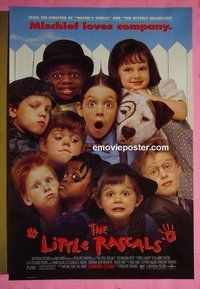 H691 LITTLE RASCALS double-sided advance one-sheet movie poster '94 Our Gang