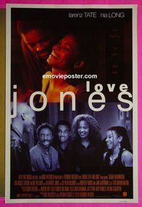 H704 LOVE JONES double-sided one-sheet movie poster '97 Nia Long, Larenz Tate