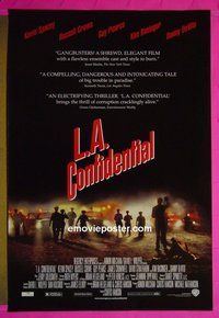H638 L.A. CONFIDENTIAL double-sided one-sheet movie poster '97 Curtis Hanson
