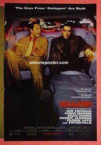 H707 MADE double-sided one-sheet movie poster '01 Vince Vaughn, Jon Favreau