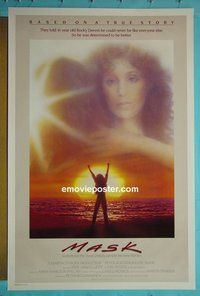 H723 MASK int'l one-sheet movie poster '85 Cher, Eric Stoltz
