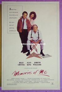 H729 MEMORIES OF ME one-sheet movie poster '88 Billy Crystal