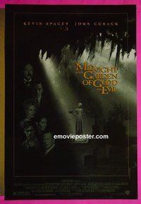 H734 MIDNIGHT IN THE GARDEN OF GOOD & EVIL double-sided one-sheet movie poster '97