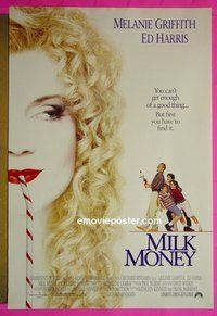 H741 MILK MONEY double-sided one-sheet movie poster '94 Melanie Griffith, Ed Harris
