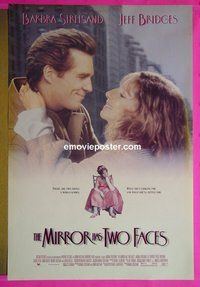H745 MIRROR HAS 2 FACES double-sided one-sheet movie poster '96 Barbra Streisand