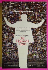 H765 MR HOLLAND'S OPUS double-sided one-sheet movie poster '95 Richard Dreyfuss