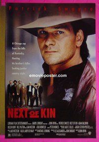 H793 NEXT OF KIN one-sheet movie poster '89 Patrick Swayne