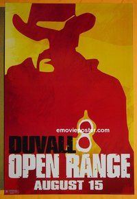 H812 OPEN RANGE teaser one-sheet movie poster #2 '03 Kevin Costner, Robert Duvall