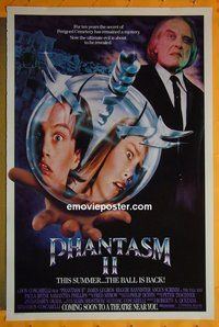 H837 PHANTASM 2 advance one-sheet movie poster '88 the ball is back!