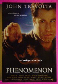 H841 PHENOMENON double-sided one-sheet movie poster '96 John Travolta