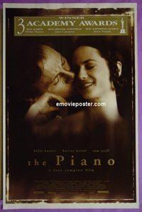 H844 PIANO one-sheet movie poster '93 Hunter, Keitel