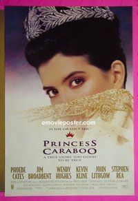 H883 PRINCESS CARABOO double-sided one-sheet movie poster '94 Phoebe Cates