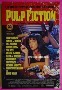 H891 PULP FICTION one-sheet movie poster '94 Travolta, Jackson, Willis