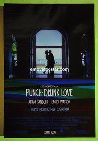 H893 PUNCH-DRUNK LOVE double-sided advance one-sheet movie poster '02 Adam Sandler, Emily Watson
