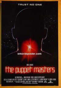 H894 PUPPET MASTERS double-sided one-sheet movie poster '94 Donald Sutherland