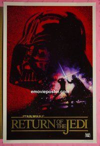 H926 RETURN OF THE JEDI advance one-sheet movie poster R93 George Lucas