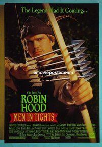 H935 ROBIN HOOD: MEN IN TIGHTS double-sided one-sheet movie poster '93 Brooks