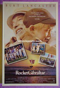 H940 ROCKET GIBRALTAR one-sheet movie poster '88 Burt Lancaster