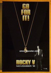 H944 ROCKY 5 teaser one-sheet movie poster '90 Sylvester Stallone