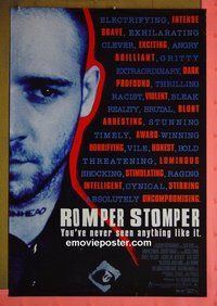 H949 ROMPER STOMPER one-sheet movie poster '93 Russell Crowe